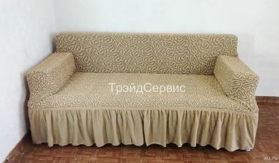 Лот: 11271701. Фото: 1. Чехол на диван, из плотной ткани... Другое (домашний текстиль)