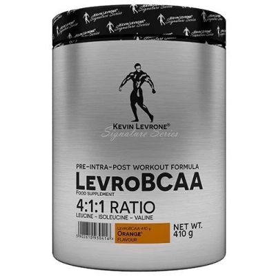 Лот: 10907550. Фото: 1. Levro BCAA 410 гр. Kevin Levrone... Спортивное питание, витамины