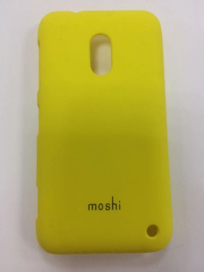 Лот: 10342743. Фото: 1. Чехол Nokia 620 Пластик Желтый... Чехлы, бамперы