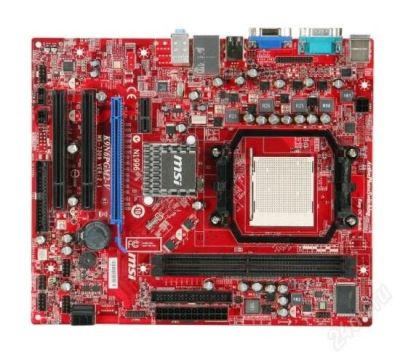 Лот: 913551. Фото: 1. мать msi k9n6pgm2-v2 s-am2+. Материнские платы
