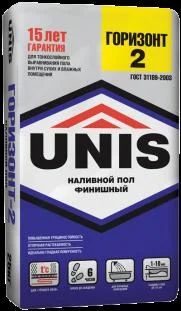 Лот: 7011333. Фото: 1. Пол наливной финишный ЮНИС Горизонт-2... Смеси, шпатлевки, цемент