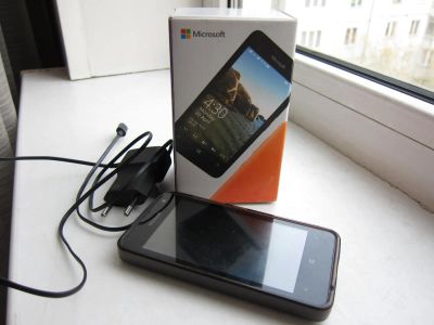 Лот: 8305378. Фото: 1. Microsoft Lumia 430 с защитной... Смартфоны