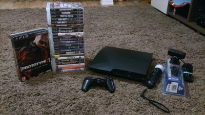 Лот: 5970053. Фото: 1. Sony PlayStation 3+ 30 игр+ Move... Игровые приставки, консоли