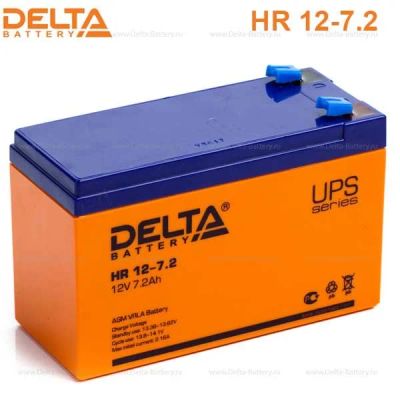 Лот: 9343059. Фото: 1. аккумулятор delta HR 12-7.2 12V... Аккумуляторы