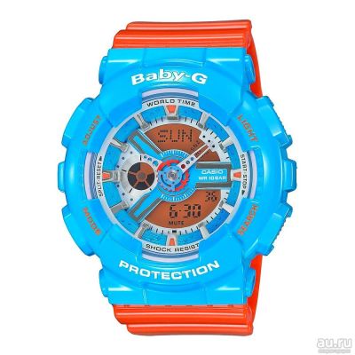 Лот: 12882232. Фото: 1. Часы унисекс CASIO BA110NC2A BABY-G. Оригинальные наручные часы