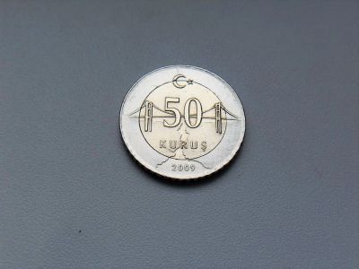 Лот: 12231269. Фото: 1. 50 Курушей 2009 год Турция. Азия