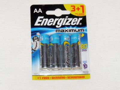 Лот: 8797865. Фото: 1. Элемент питания Energizer Maximum... Батарейки, аккумуляторы, элементы питания