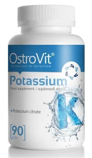 Лот: 10584563. Фото: 1. Potassium 90 таб. OstroVit ( минералы... Спортивное питание, витамины