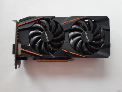 Лот: 14365812. Фото: 1. Видеокарта Gigabyte Radeon RX... Видеокарты
