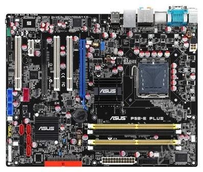 Лот: 83851. Фото: 1. ASUS P5B-E Plus S775 торги с рубля... Материнские платы