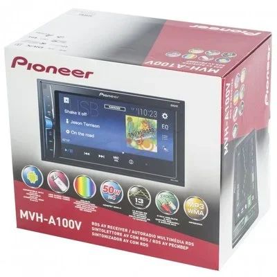 Лот: 15516233. Фото: 1. А/м Pioneer MVH-A100V 2DIN. Автомагнитолы