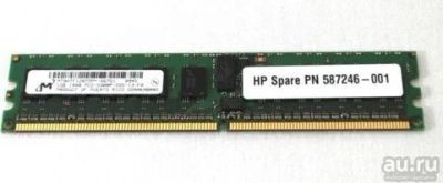 Лот: 13620114. Фото: 1. Модуль кэш-памяти HP 1GB DDR2... Оперативная память
