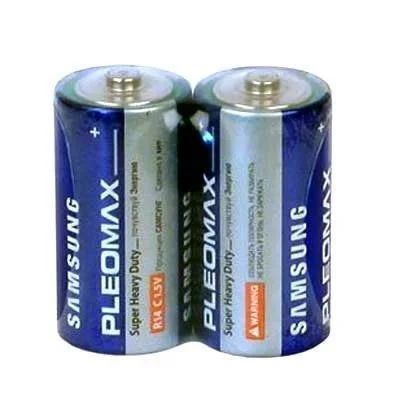 Лот: 19629945. Фото: 1. Батарейка R14 Samsung (2 шт. в... Батарейки, аккумуляторы, элементы питания