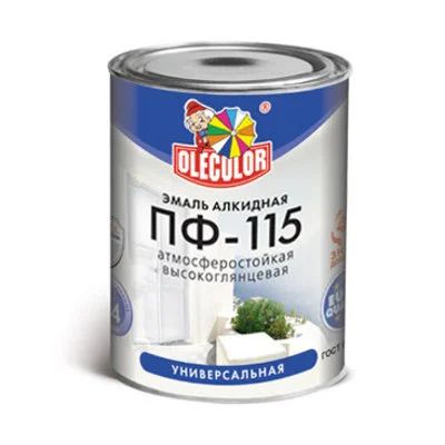 Лот: 12943233. Фото: 1. Краска Olecolor ПФ-115 шоколадная... Краски, лаки, растворитель