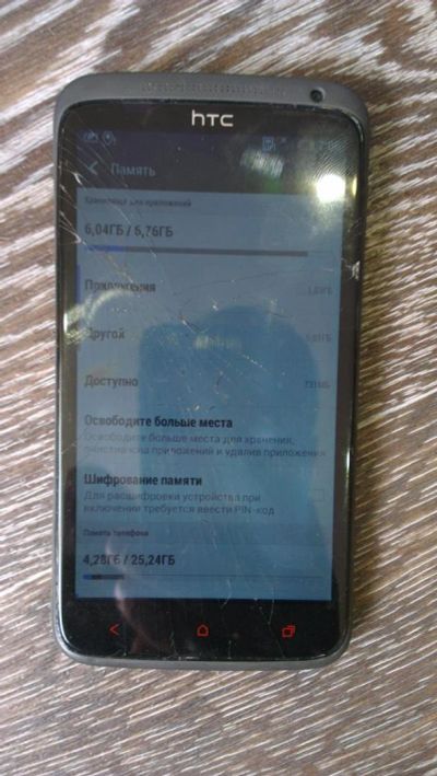 Лот: 5914609. Фото: 1. HTC One X 32гб разбит экран. Смартфоны