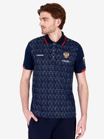 Лот: 24641416. Фото: 1. Поло мужское Forward, Синий. Другое (спортивная одежда)