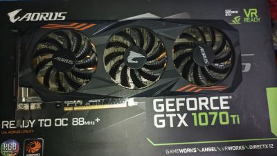 Лот: 17745983. Фото: 1. Gigabyte GeForce GTX 1070 Ti AORUS. Видеокарты