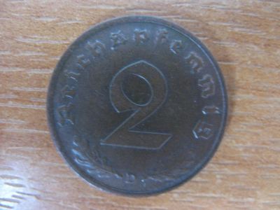 Лот: 10083739. Фото: 1. Германия 3 Рейх. 2 рейхспфеннига... Германия и Австрия