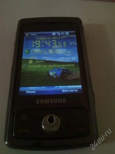 Лот: 1695566. Фото: 1. Шустрый смарт samsung i740. Смартфоны