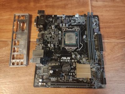 Лот: 23562620. Фото: 1. Материнская плата asus h110m-r... Материнские платы