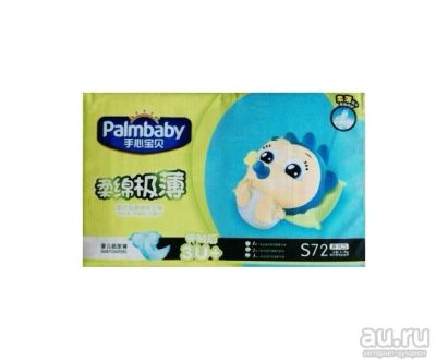 Лот: 9098155. Фото: 1. Подгузники Palmbaby S - (3-7 кг... Детская гигиена