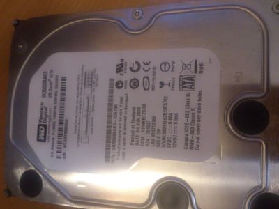 Лот: 4814900. Фото: 1. Western Digital WD5000AAKS (SATA... Жёсткие диски (HDD)