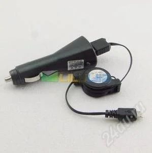 Лот: 2436633. Фото: 1. 2 IN1 USB автомобильное самосматывающееся... Электроприборы для автомобиля