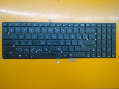 Лот: 25240549. Фото: 1. Б\У исправная клавиатура 0KNB0-612EUK00... Клавиатуры для ноутбуков
