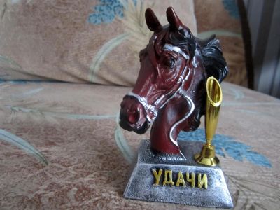 Лот: 3595095. Фото: 1. Подставка для ручки лошадь. Другое (сувениры, подарки)