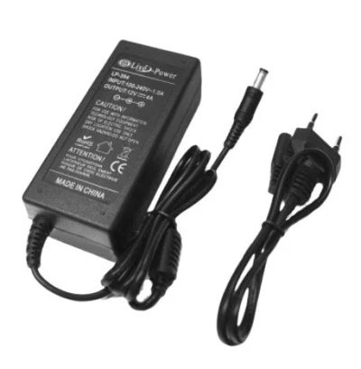 Лот: 17681574. Фото: 1. Сетевой блок питания AC-DC 12V... Зарядные устройства, блоки питания для бытовой техники
