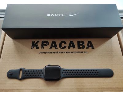 Лот: 18823960. Фото: 1. Apple watch 5 Nike. Смарт-часы, фитнес-браслеты, аксессуары