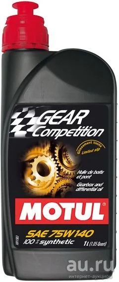 Лот: 15606785. Фото: 1. Motul GEAR Competition 75W-140... Масла, жидкости