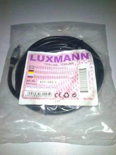 Лот: 4981005. Фото: 1. Аудио кабель оптический Luxman... Шнуры, кабели, разъёмы