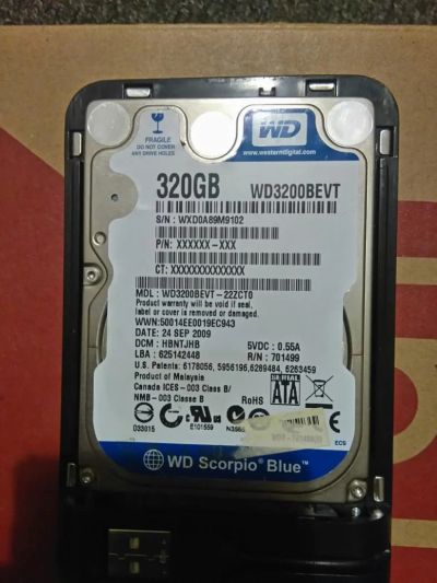 Лот: 9028867. Фото: 1. Жесткий диск 320gb с коробом. Жёсткие диски (HDD)