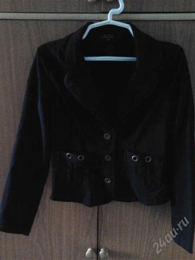 Лот: 1503239. Фото: 1. Пиджак черный, размер 40 (максимум... Пиджаки, жакеты, жилеты