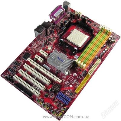 Лот: 2386052. Фото: 1. msi k9n neo v2 с 1 рубля. Материнские платы