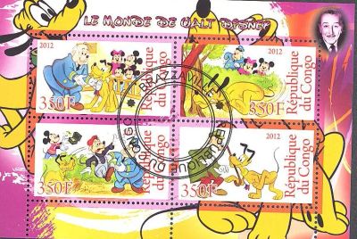 Лот: 3201655. Фото: 1. малый лист Дисней-3. Марки