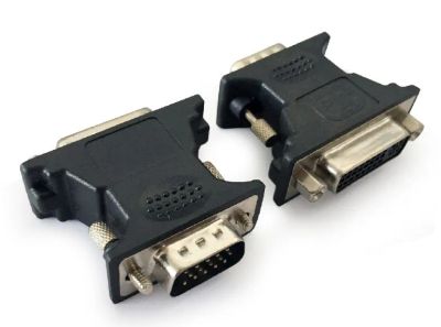Лот: 20036290. Фото: 1. Переходник DVI 24+1(F)-VGA(M... Шлейфы, кабели, переходники