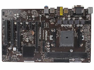 Лот: 13922843. Фото: 1. Материнская плата FM2A55PRO ASRock. Материнские платы
