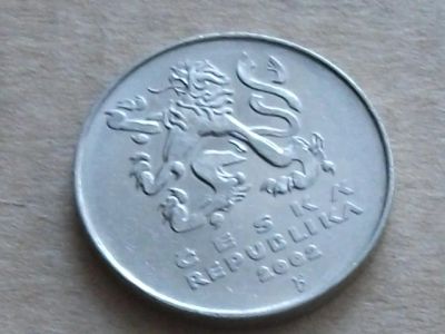Лот: 8816029. Фото: 1. Монета 5 крон пять Чехия 2002... Европа