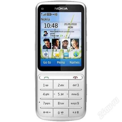 Лот: 1239430. Фото: 1. сот тел Nokia c3. без обменов. Кнопочные мобильные телефоны