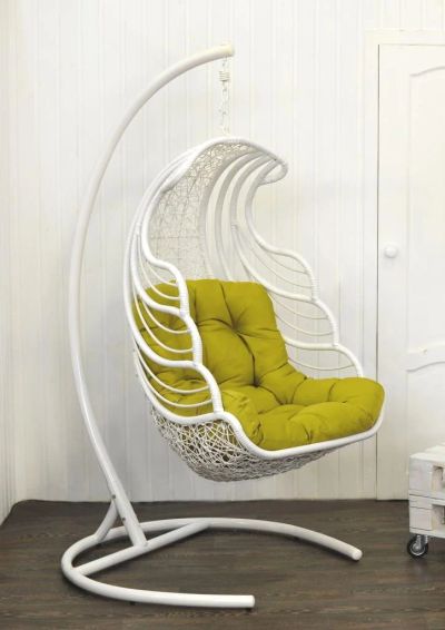 Лот: 8481422. Фото: 1. Кресло подвесное Shell, искусственный... Мебель для сада, дачи