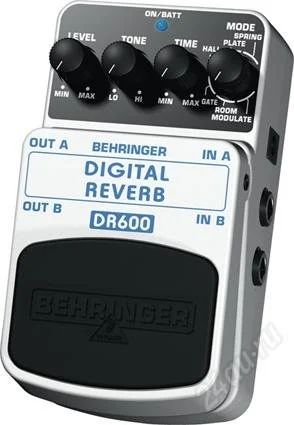 Лот: 934184. Фото: 1. BEHRINGER DR600 DIGITAL REVERB. Гитарные эффекты и комбоусилители