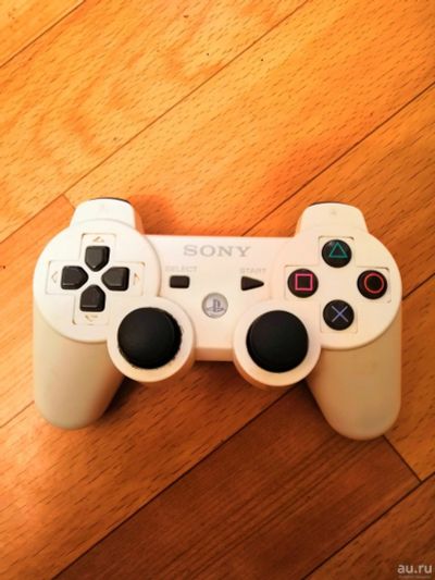 Лот: 13723061. Фото: 1. Джойстик PS3 белый. Рули, джойстики
