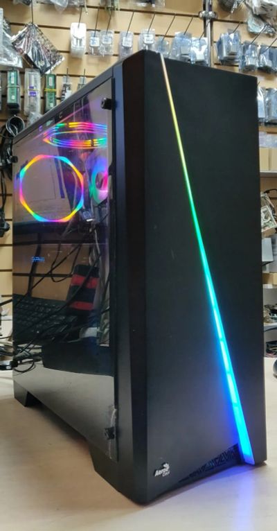 Лот: 20997986. Фото: 1. Компьютер для игр/i3-8100/16GbDDR4... Компьютеры в сборе