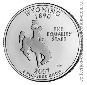 Лот: 11308282. Фото: 1. США 25 центов 2007 года. Серии... Америка