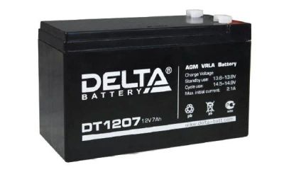 Лот: 10043770. Фото: 1. Аккумулятор DELTA DT 1207 12В... Аккумуляторы