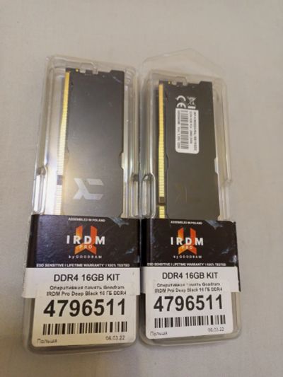 Лот: 19938466. Фото: 1. 16Gb (2x8Gb) DDR4 Goodram IRDM... Оперативная память