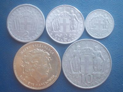 Лот: 11718203. Фото: 1. Греция - набор монет одним лотом... Наборы монет