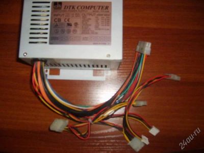 Лот: 901919. Фото: 1. Блок питания ATX (рабочий) за... Корпуса, блоки питания